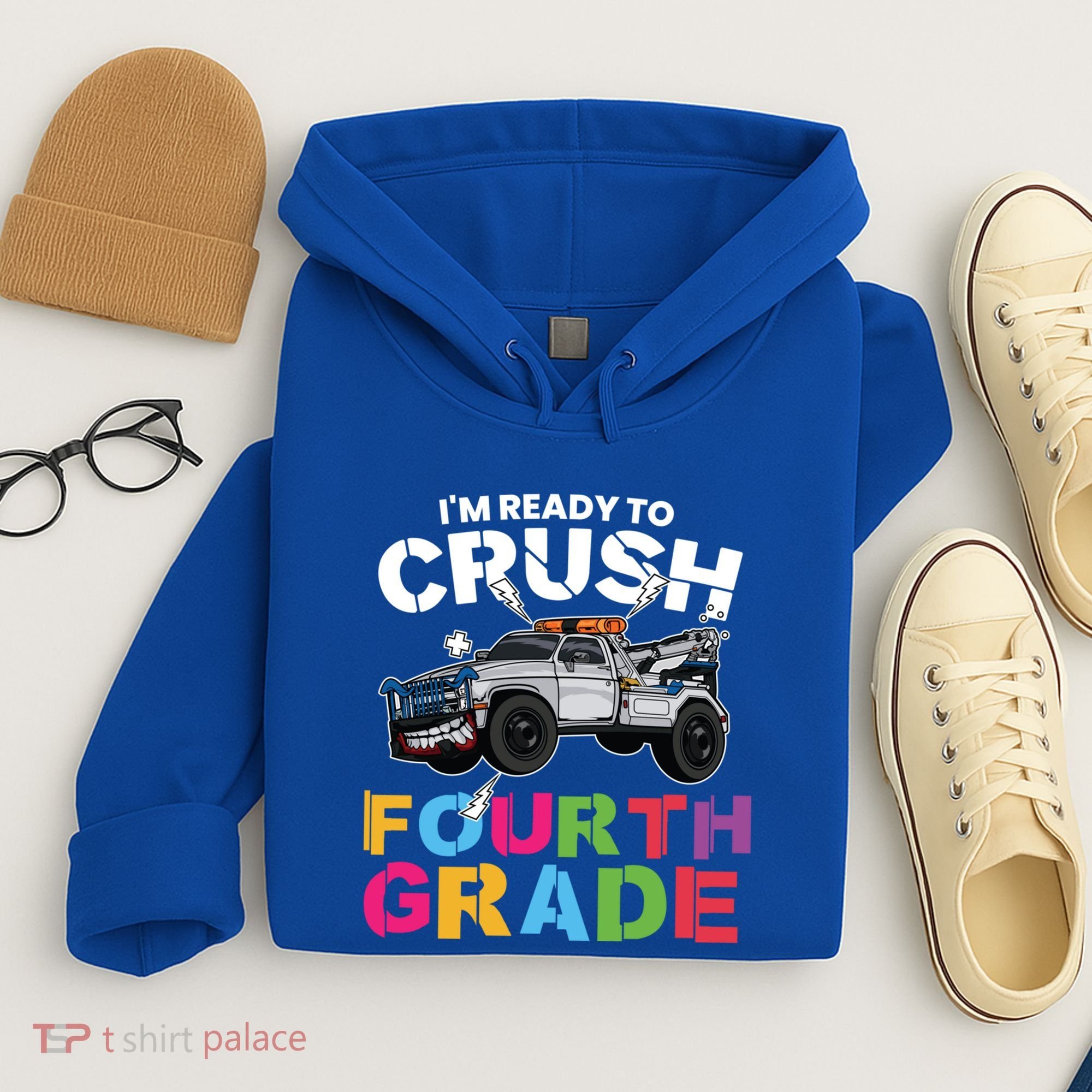 Ready To Crush Fourth Grade Cute 4Th Grade Cute Gift Hoodie