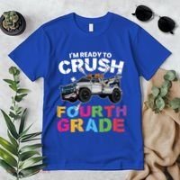 Ready To Crush Fourth Grade Cute 4Th Grade Cute Gift Premium T-Shirt thumb 2