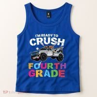 Ready To Crush Fourth Grade Cute 4Th Grade Cute Gift Tank Top thumb 2