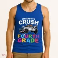Ready To Crush Fourth Grade Cute 4Th Grade Cute Gift Tank Top thumb 3