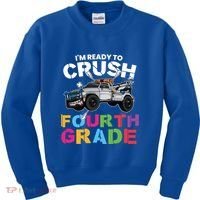 Ready To Crush Fourth Grade Cute 4Th Grade Cute Gift Kids Sweatshirt thumb 0