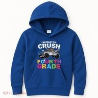 Ready To Crush Fourth Grade Cute 4Th Grade Cute Gift Kids Hoodie thumb 0