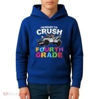 Ready To Crush Fourth Grade Cute 4Th Grade Cute Gift Kids Hoodie thumb 4