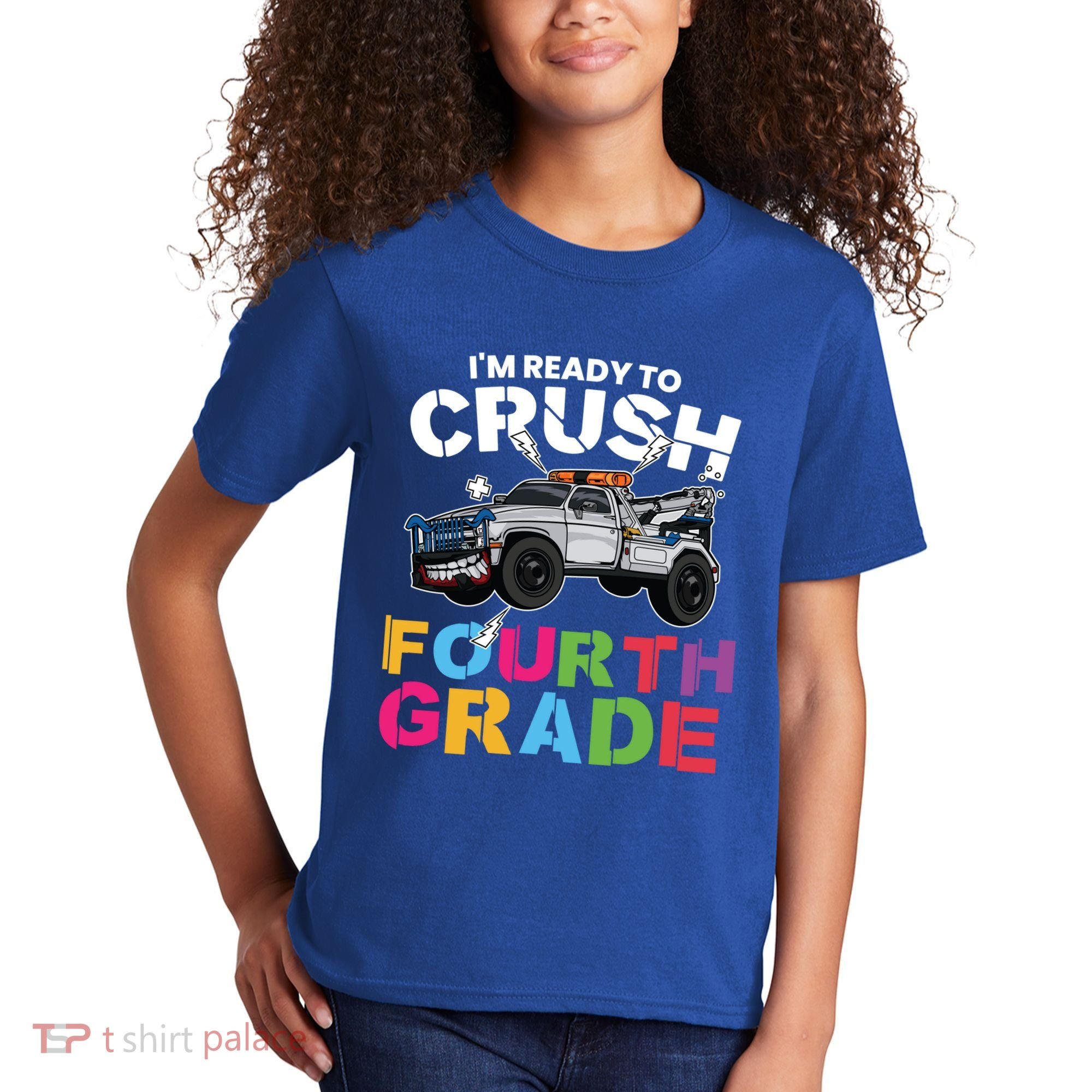 Ready To Crush Fourth Grade Cute 4Th Grade Cute Gift Kids T-Shirt