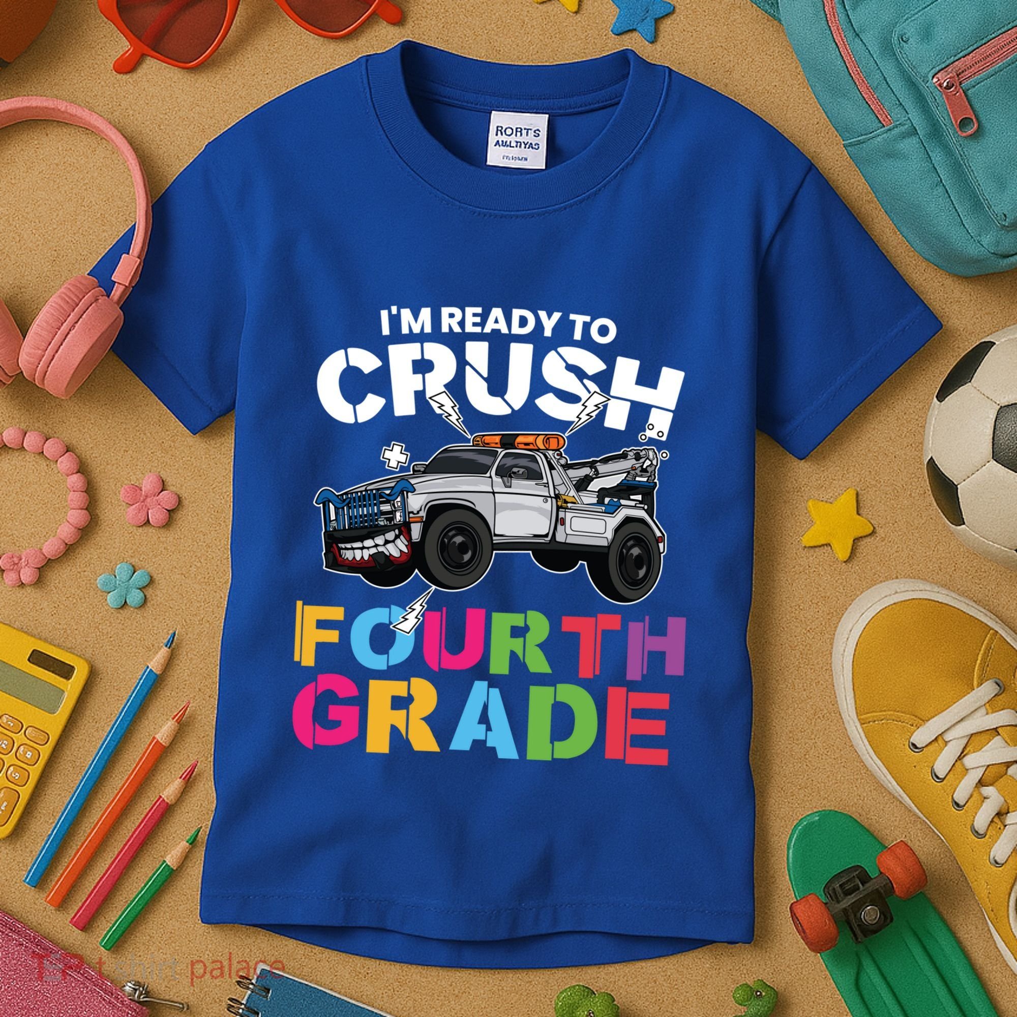 Ready To Crush Fourth Grade Cute 4Th Grade Cute Gift Kids T-Shirt