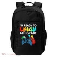 Ready To Crush 4th Grade Fourth Video Gamer First Day Boy Backpack thumb 0