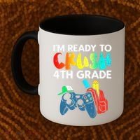 Ready To Crush 4th Grade Fourth Video Gamer First Day Boy Coffee Mug thumb 2