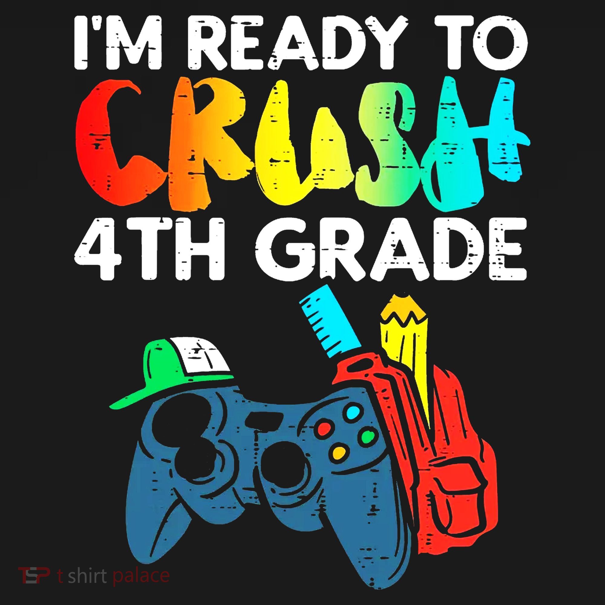 Ready To Crush 4th Grade Fourth Video Gamer First Day Boy Ornament