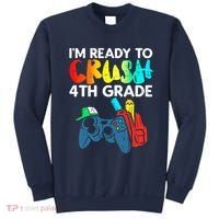 Ready To Crush 4th Grade Fourth Video Gamer First Day Boy Sweatshirt thumb 0