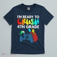 Ready To Crush 4th Grade Fourth Video Gamer First Day Boy T-Shirt thumb 5