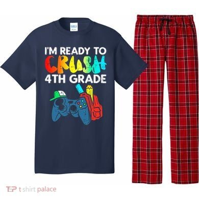 Ready To Crush 4th Grade Fourth Video Gamer First Day Boy Pajama Set