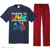 Ready To Crush 4th Grade Fourth Video Gamer First Day Boy Pajama Set thumb 0