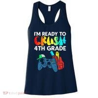 Ready To Crush 4th Grade Fourth Video Gamer First Day Boy Women's Tank Top thumb 0