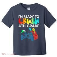 Ready To Crush 4th Grade Fourth Video Gamer First Day Boy Toddler T-Shirt thumb 0