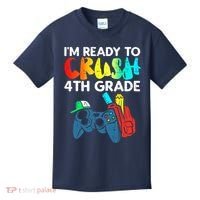 Ready To Crush 4th Grade Fourth Video Gamer First Day Boy Kids T-Shirt thumb 0