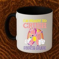 Ready To Crush Fourth Grade Unicorn First Day School Girl Coffee Mug thumb 2