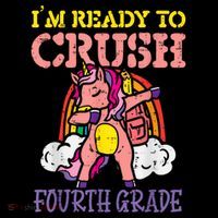 Ready To Crush Fourth Grade Unicorn First Day School Girl Coffee Mug thumb 5