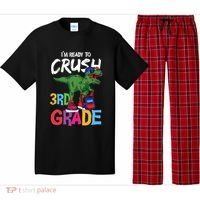 Ready To Crush Third Grade T Rex Cute 3Rd Grade Gift Pajama Set thumb 0