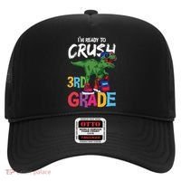 Ready To Crush Third Grade T Rex Cute 3Rd Grade Gift Hat thumb 0