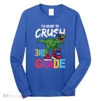 Ready To Crush Third Grade T Rex Cute 3Rd Grade Gift Long Sleeve Shirt thumb 0