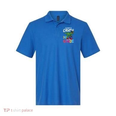 Ready To Crush Third Grade T Rex Cute 3Rd Grade Gift Polo