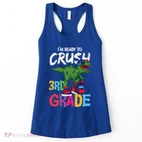 Ready To Crush Third Grade T Rex Cute 3Rd Grade Gift Women's Tank Top thumb 0