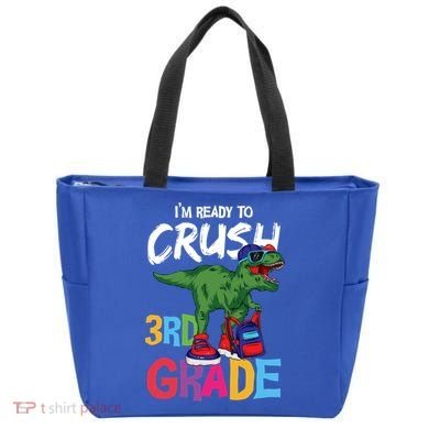Ready To Crush Third Grade T Rex Cute 3Rd Grade Gift Tote Bag