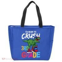 Ready To Crush Third Grade T Rex Cute 3Rd Grade Gift Tote Bag thumb 0