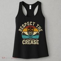 Respect The Crease Lacrosse Goalie Woman Men Women's Tank Top thumb 3