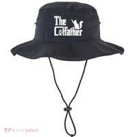 Retro The Cat Father Cat Lover Cat Dad Best Cat Meme Bucket Hat thumb 0