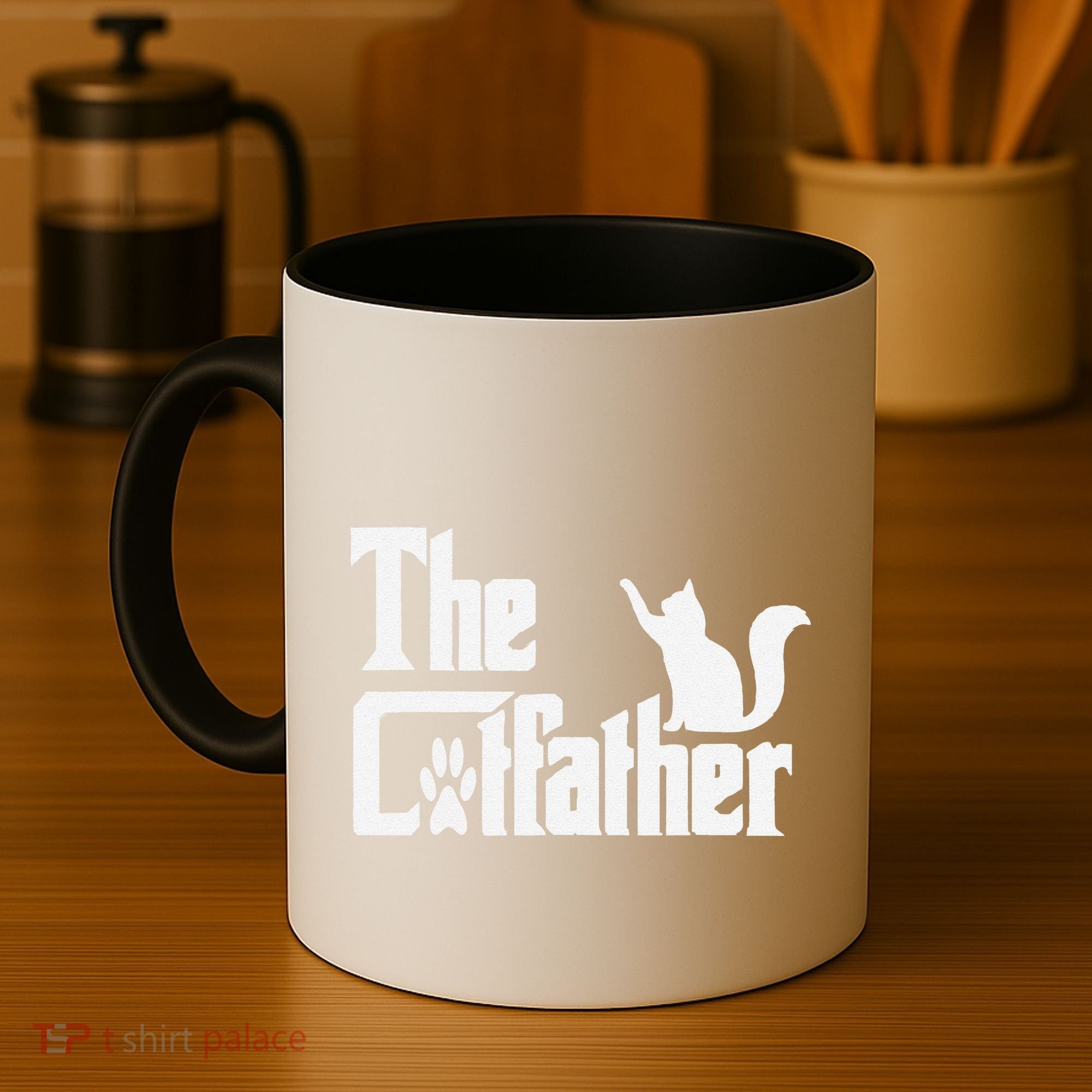 Retro The Cat Father Cat Lover Cat Dad Best Cat Meme Coffee Mug