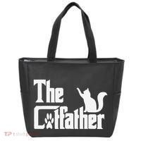 Retro The Cat Father Cat Lover Cat Dad Best Cat Meme Tote Bag thumb 0