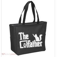 Retro The Cat Father Cat Lover Cat Dad Best Cat Meme Tote Bag thumb 2