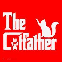 Retro The Cat Father Cat Lover Cat Dad Best Cat Meme Santa Hat thumb 1
