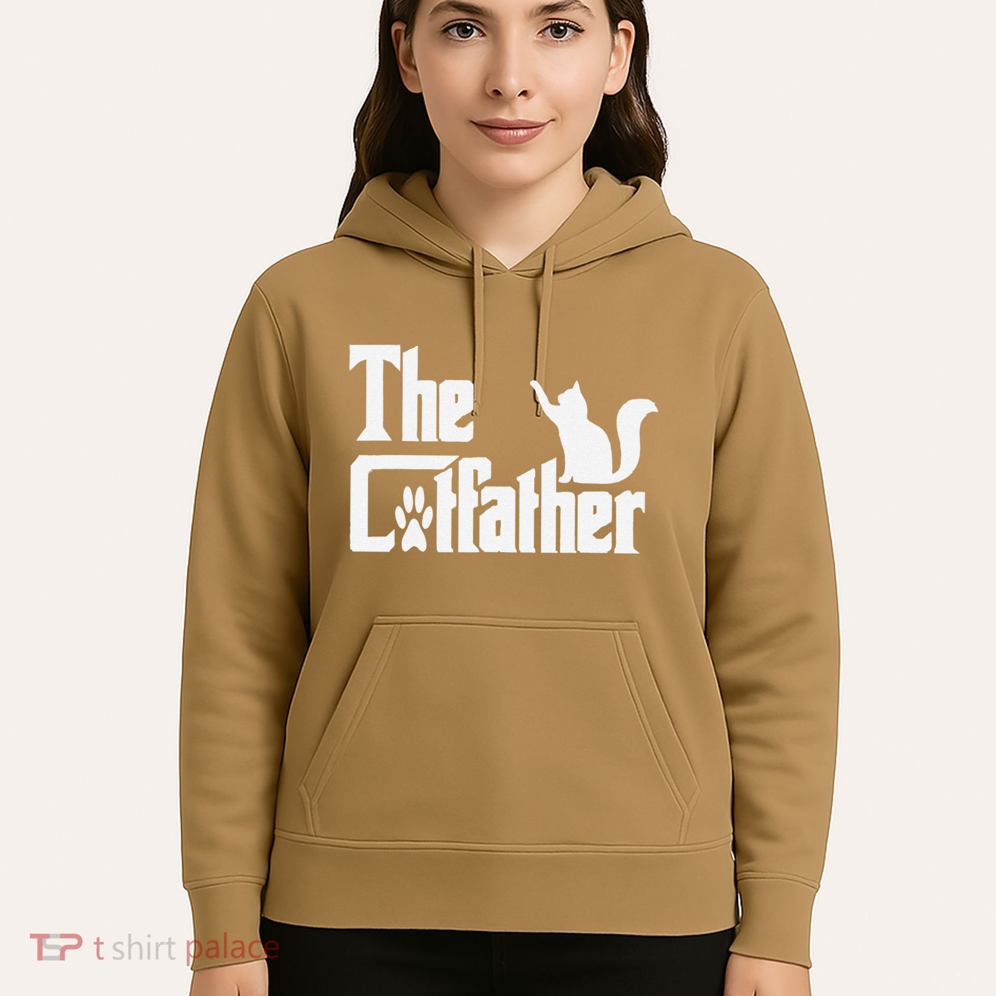 Retro The Cat Father Cat Lover Cat Dad Best Cat Meme Hoodie