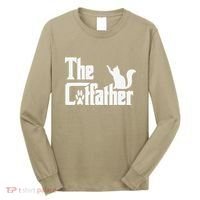 Retro The Cat Father Cat Lover Cat Dad Best Cat Meme Long Sleeve Shirt thumb 0