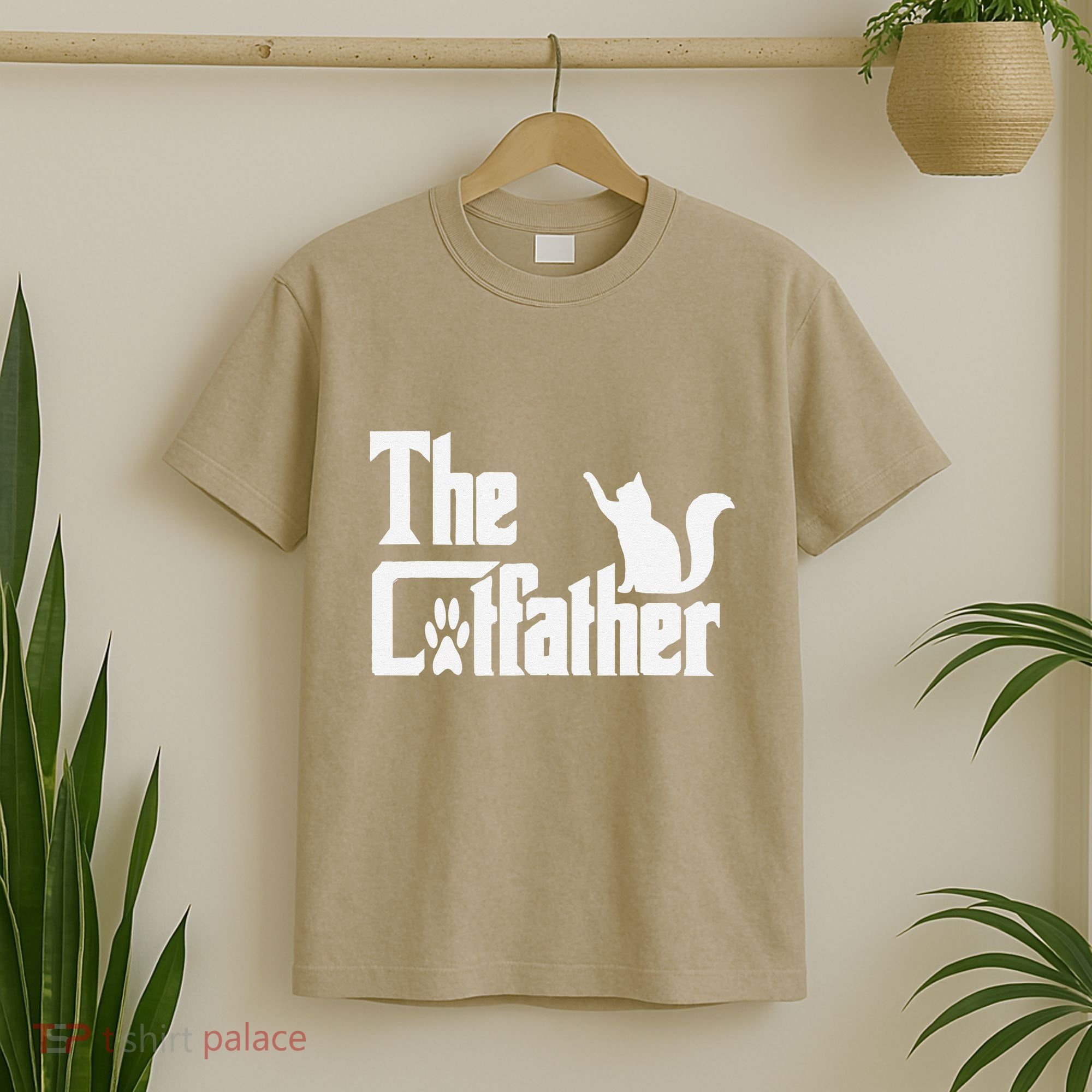 Retro The Cat Father Cat Lover Cat Dad Best Cat Meme T-Shirt