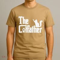 Retro The Cat Father Cat Lover Cat Dad Best Cat Meme T-Shirt thumb 3