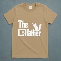 Retro The Cat Father Cat Lover Cat Dad Best Cat Meme T-Shirt thumb 5