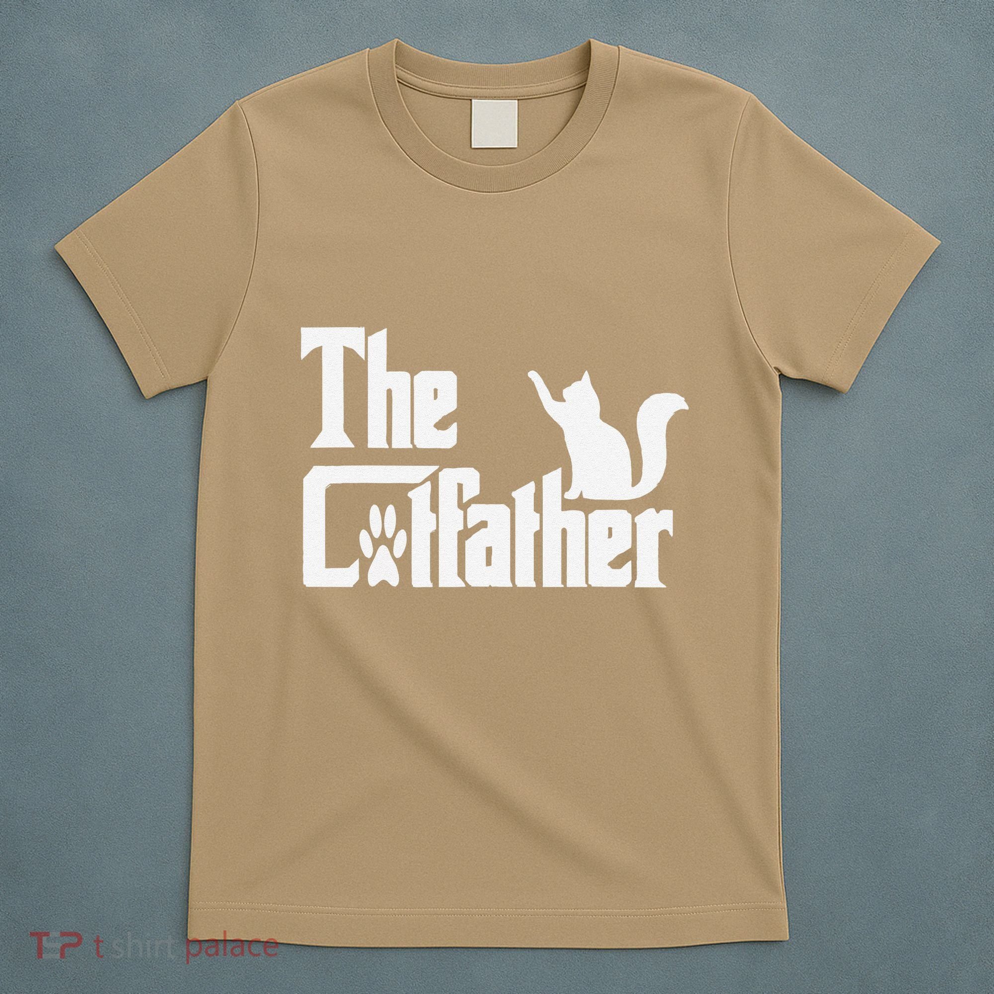 Retro The Cat Father Cat Lover Cat Dad Best Cat Meme T-Shirt