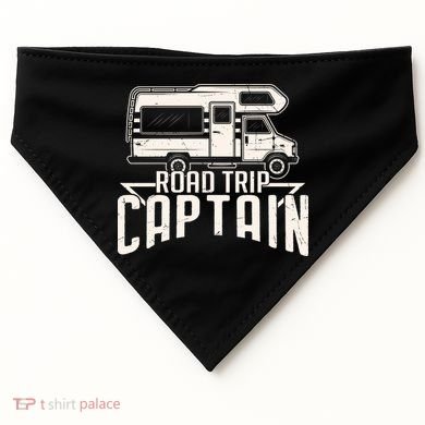 Road Trip Captain RV Summer USA-Made Doggie Bandana
