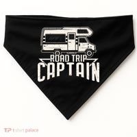 Road Trip Captain RV Summer USA-Made Doggie Bandana thumb 0