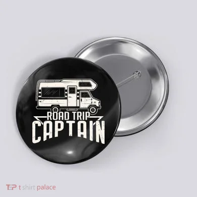 Road Trip Captain RV Summer Button