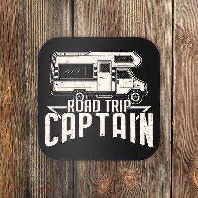 Road Trip Captain RV Summer Coaster
