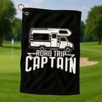 Road Trip Captain RV Summer Golf Towel thumb 1