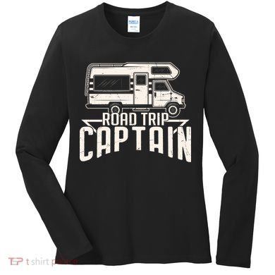 Road Trip Captain RV Summer Women's Long Sleeve Shirt