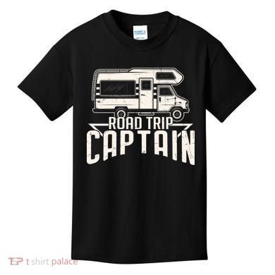 Road Trip Captain RV Summer Kids T-Shirt