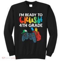 Ready To Crush 4th Grade Fourth Video Gamer First Day Boy Sweatshirt thumb 0