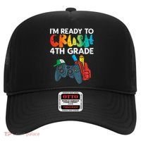 Ready To Crush 4th Grade Fourth Video Gamer First Day Boy Hat thumb 0