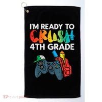 Ready To Crush 4th Grade Fourth Video Gamer First Day Boy Golf Towel thumb 0